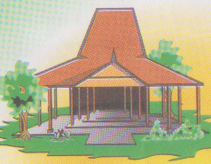 Traditional houses (rumah adat/ rumah tradisional) in 